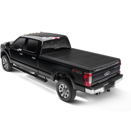 Undercover Hard Bi-Fold, Non-Lockable, Black Matte, Textured, Line-X  Coated Aluminum AX22026